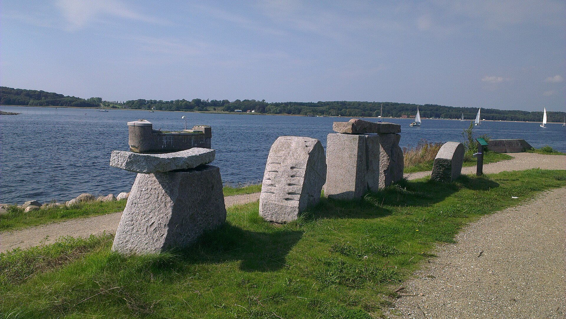 Kalvøen ved roklubben, Frederikssund