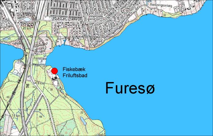 Furesøen, Fiskebæk friluftbad