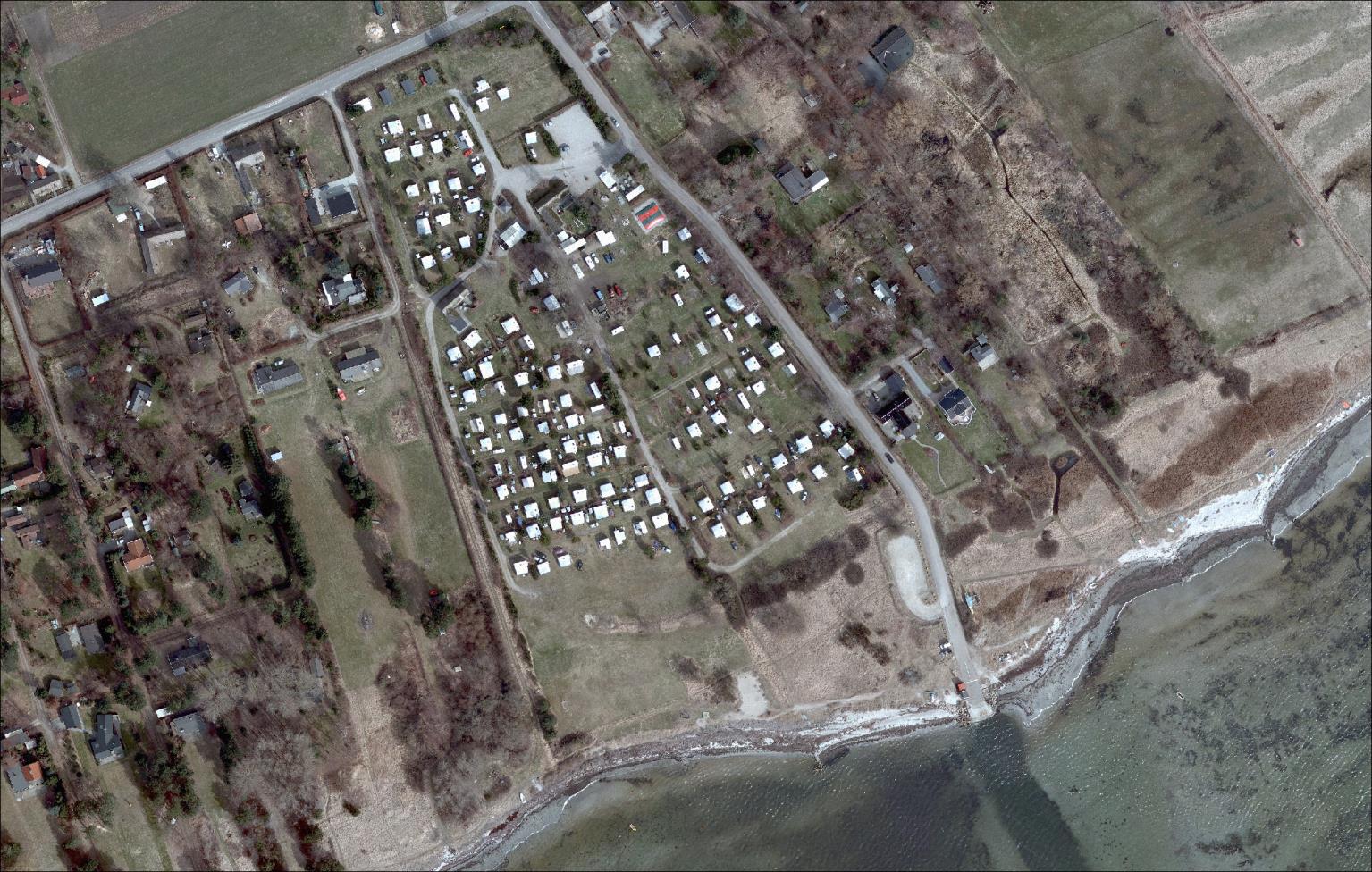Sølager ved campingplads