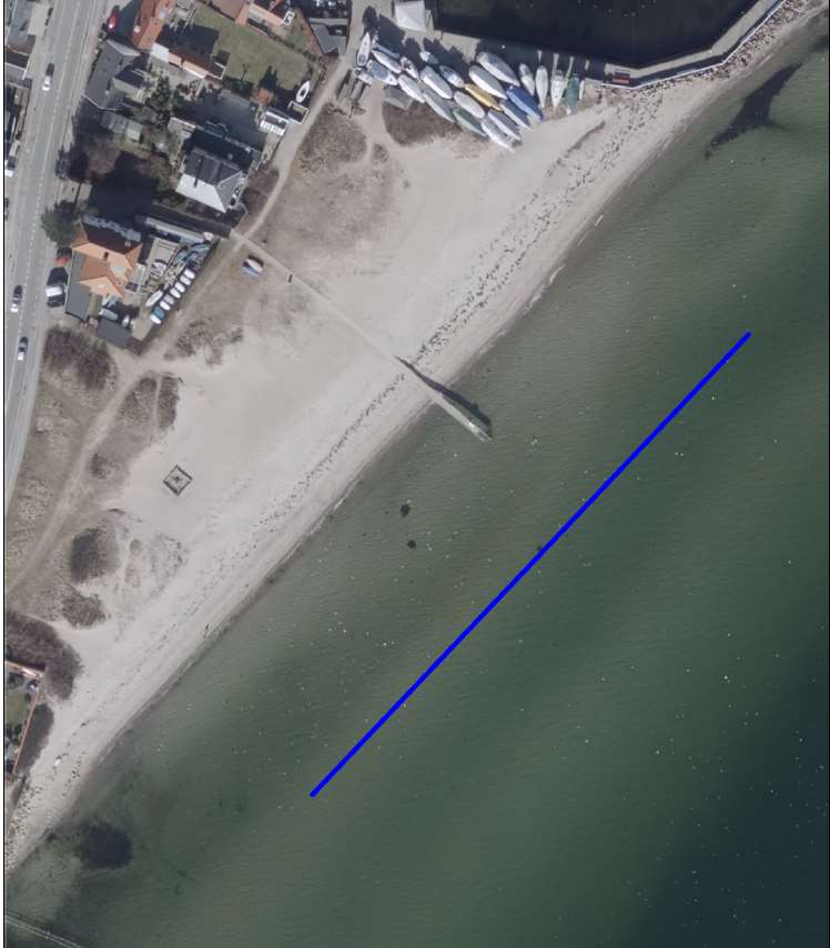 Badebro syd for Espergærde havn