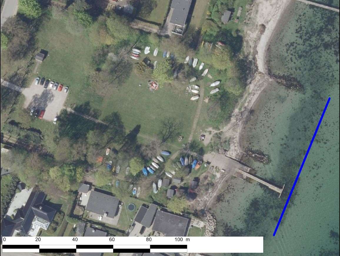 Offentlig strand ved lokalteatret
