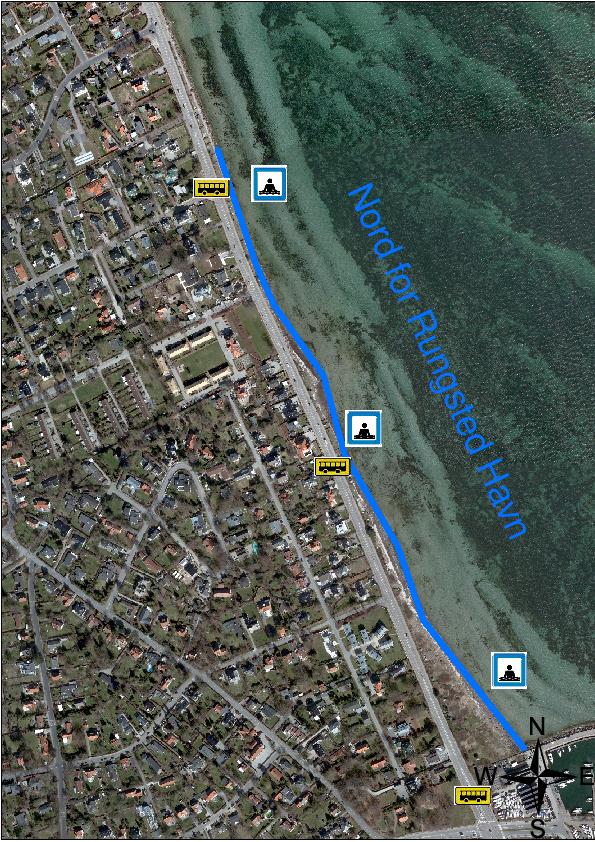 Badebro ud for Rungsted Str.vej 193A