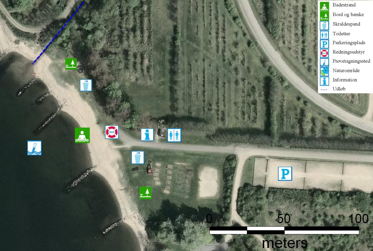 Daugård Strand - badebro