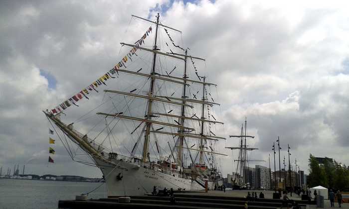 Havnebad Aalborg, 20 m fra kajkant