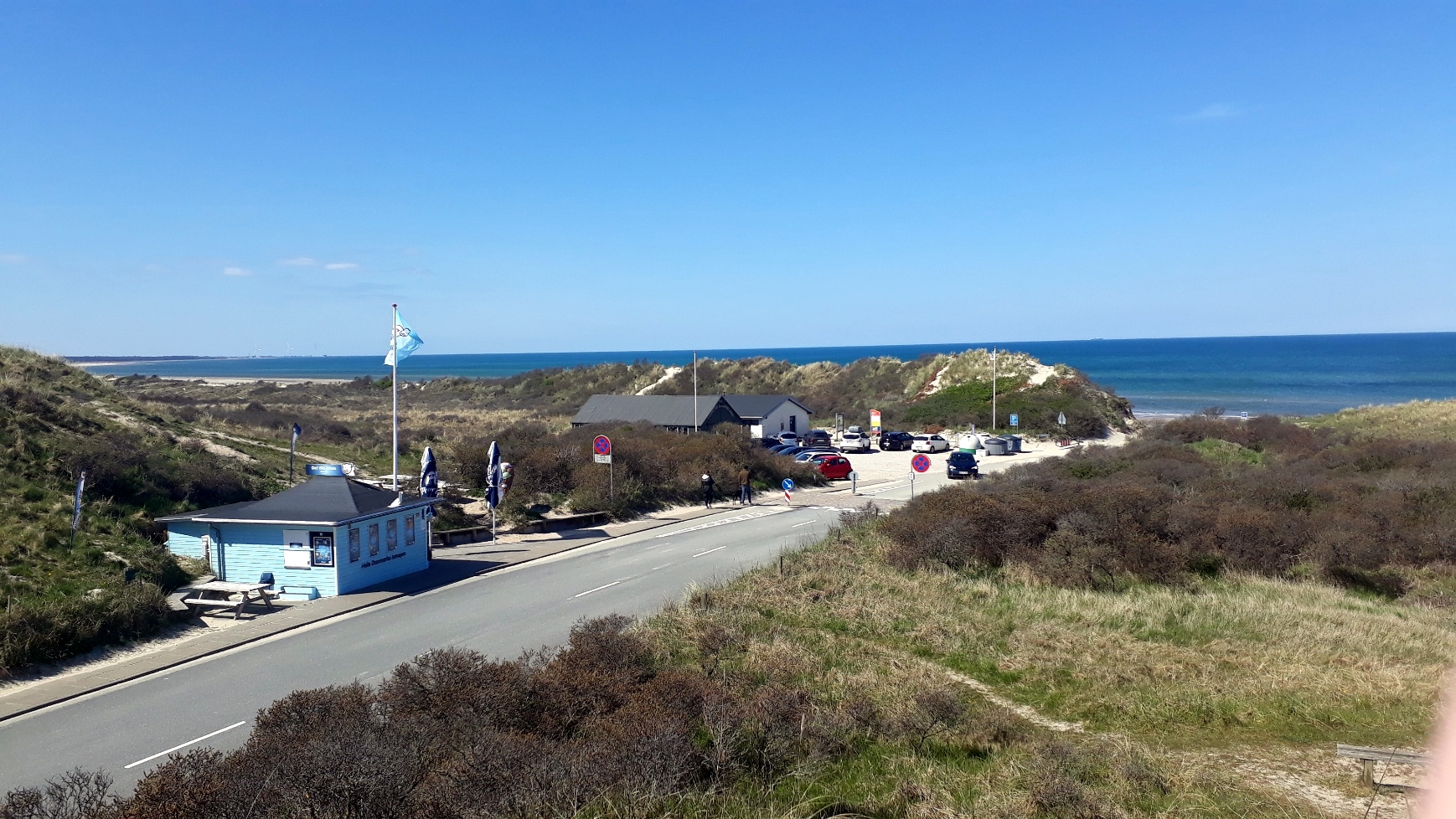 Tversted Strand, ud for nedkørsel