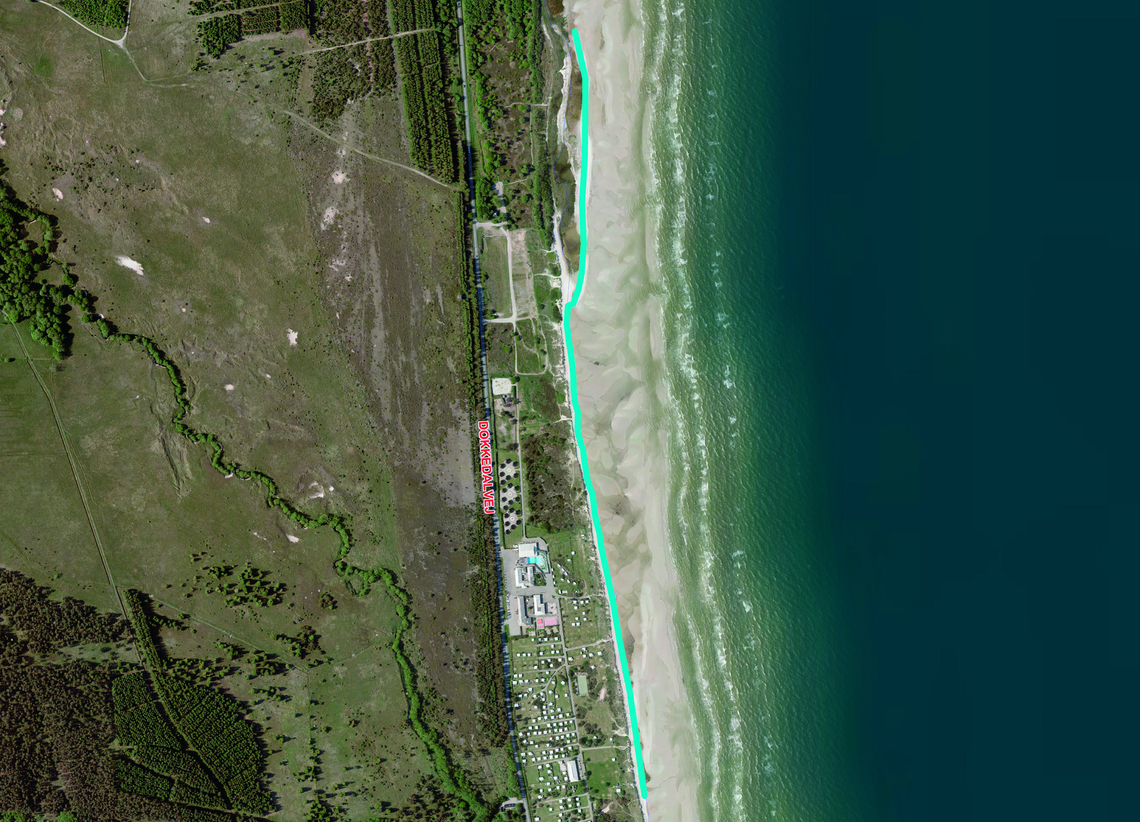 Offentlig strand Dokkedalvej 102
