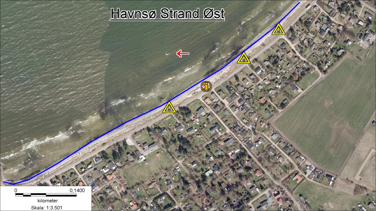 Havnsø Strand, øst