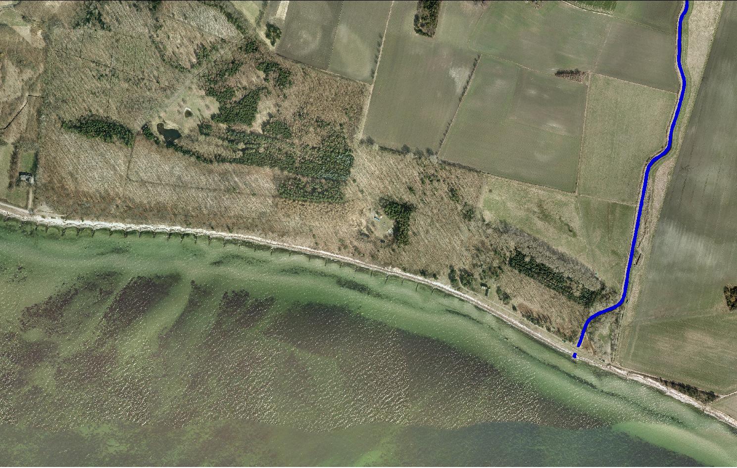 Kristiansholm Plantage Strand - understation til DKBW56 Bjørnebæk