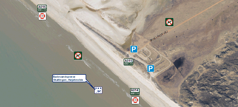 Skallingen ved Høje Knolde Strand